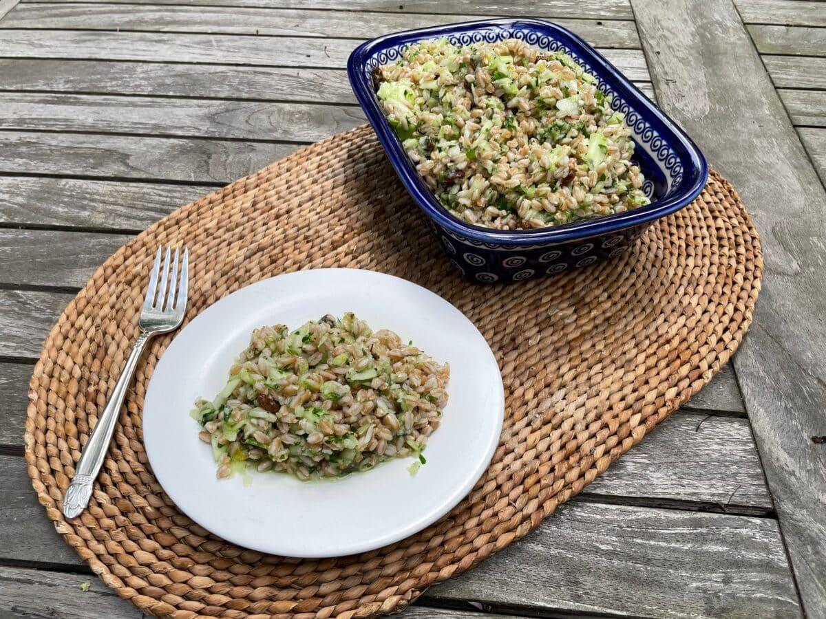 Farro Cucumber Salad