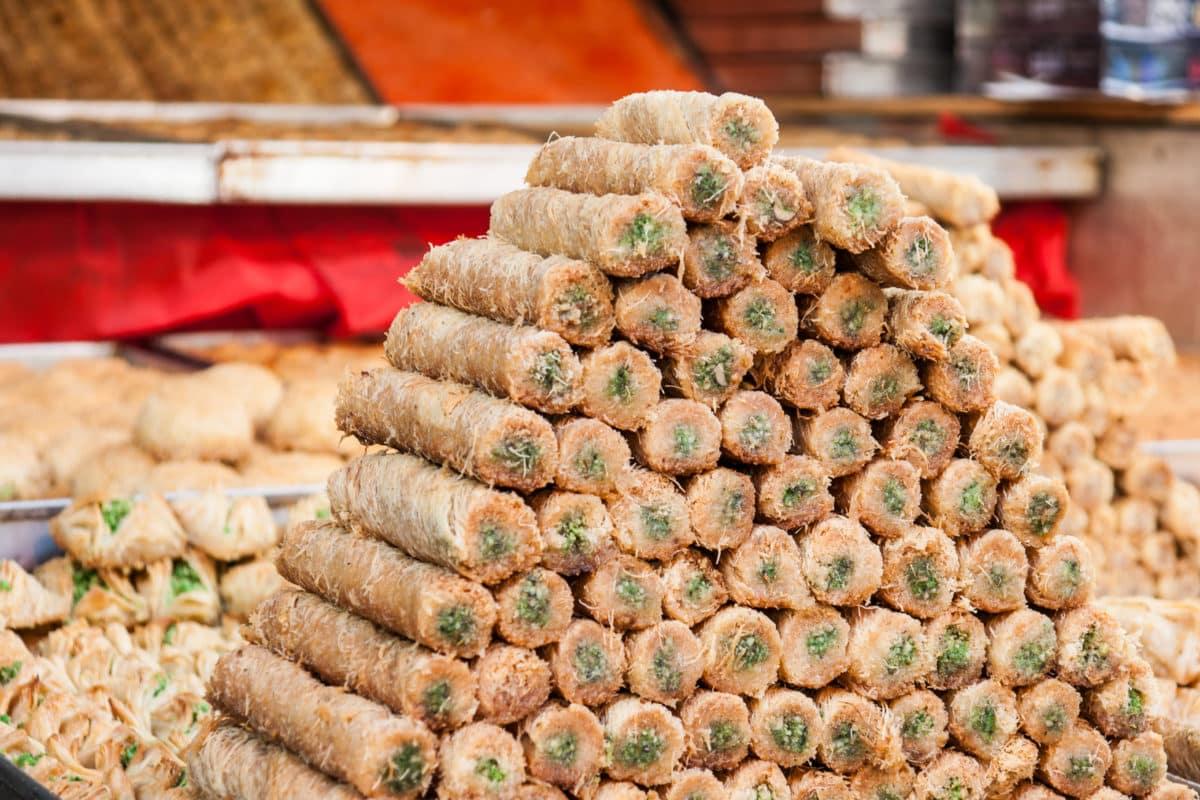stack of oriental sweets