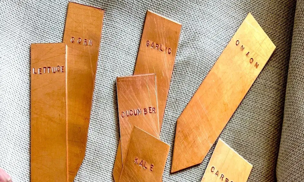 Copper Garden Markers