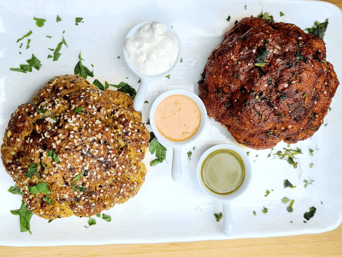 Whole Roasted Cauliflower