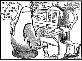 Bird is the Word Cartoon